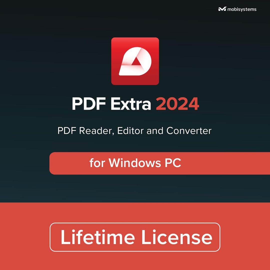 PDF Extra Lifetime - Professional PDF Editor - Best Adobe Acrobat Pro Alternative - Lifetime License for Windows PC