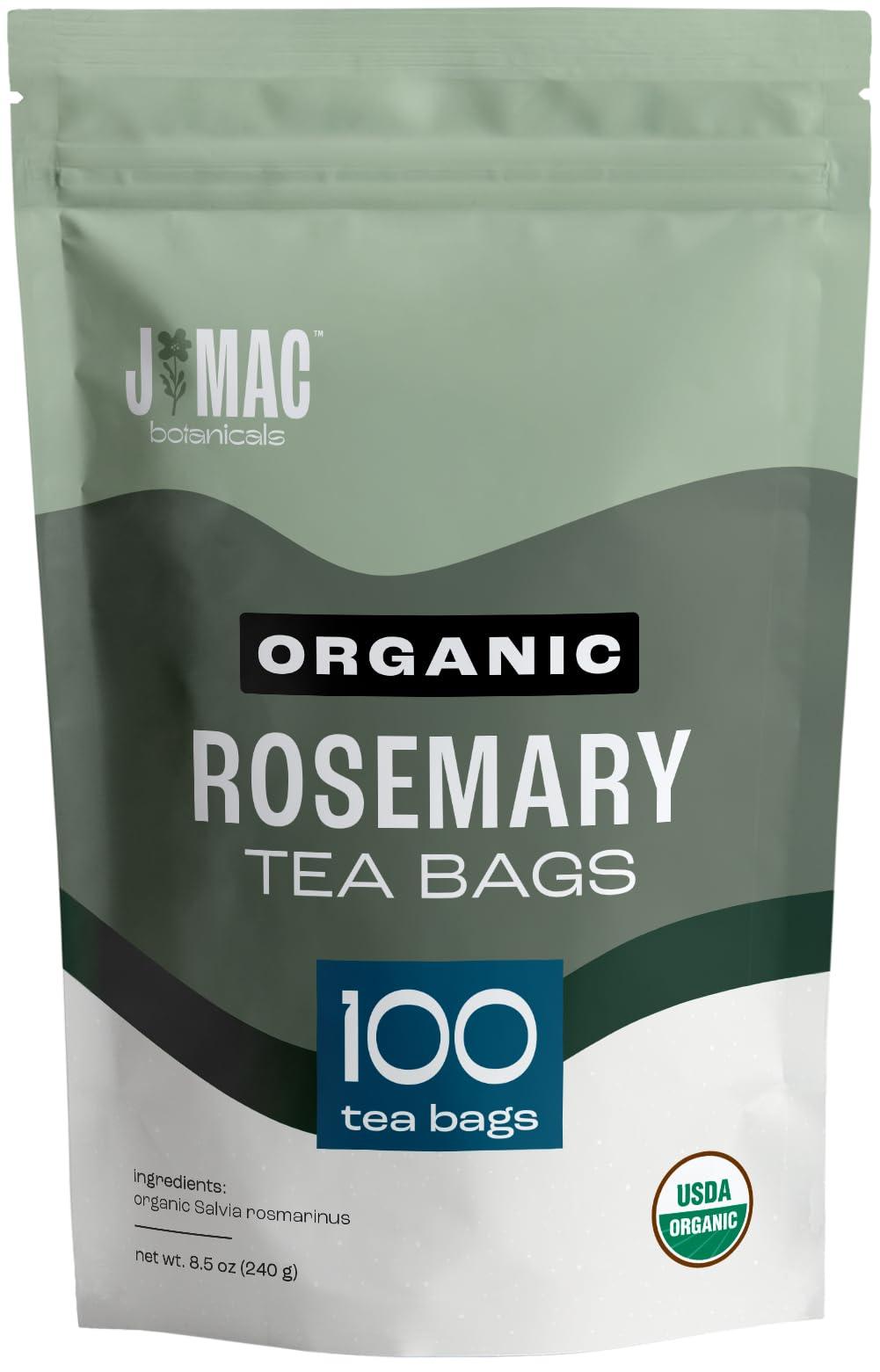 J Mac Botanicals Organic Rosemary Tea Bags Herbal Tea