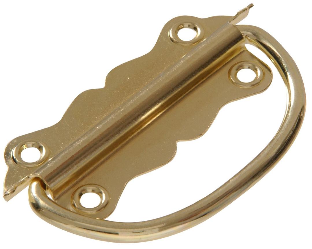 Hardware Essentials Chest Handle 3-1/2" Brass -2 Pack 852409