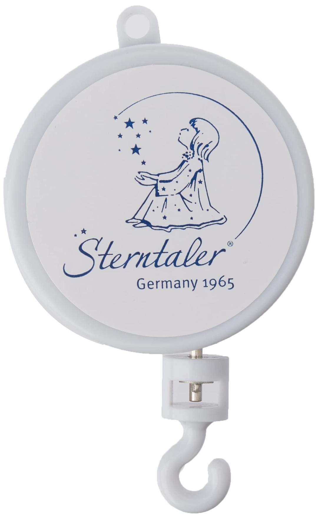 Sterntaler Musical Mechanism, Brahms Lullaby, Suitable From Birth, Mobile, 10 x 7 x 2.2 cm, White