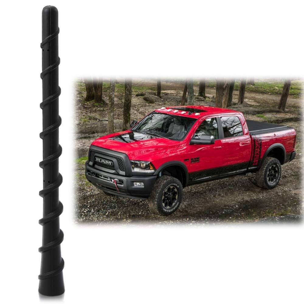 Antenna Mast Perfect Replacement Screw Thread Antenna Fit Dodge Ram 1500 2500 3500 Truck Stubby Antenna Accessories 2009-2019 Accessories