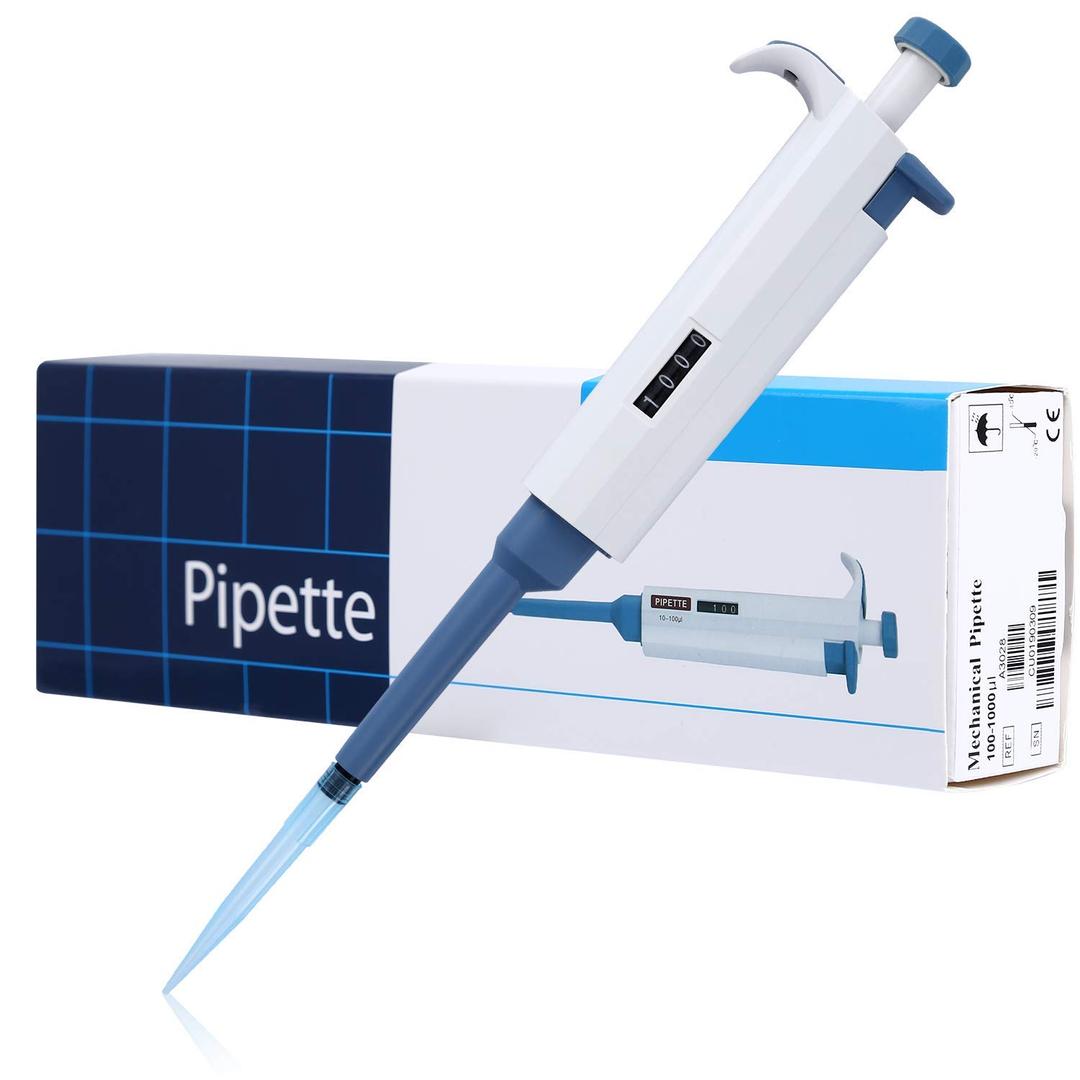 Adjustable Pipettor Pipette Micropipette High-Accurate MicroPipette Variable Volume Pipette 100ul-1000ul