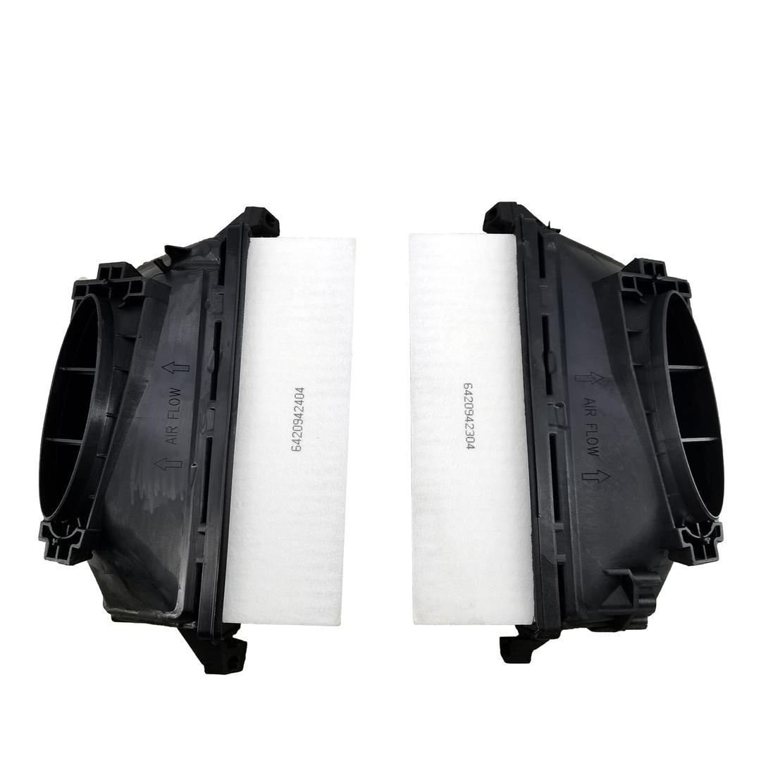 Air Filter Set Fit For Mercedes-Benz ML350 ML320 GL350 GLE350D GLS350D S350 Left & Right Pair Replace 6420940000