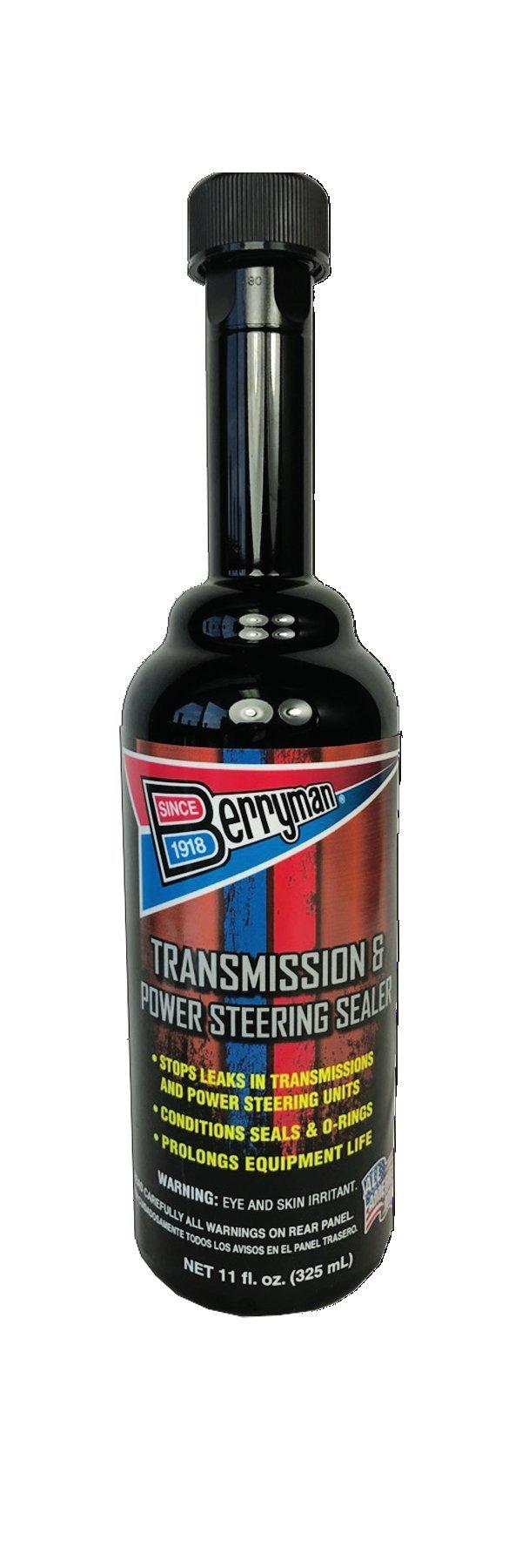 Berryman Products0712 Transmission and Power Steering Sealer with Easy Pour-in Long-Neck Bottle, 11 Ounce, (Single Unit)