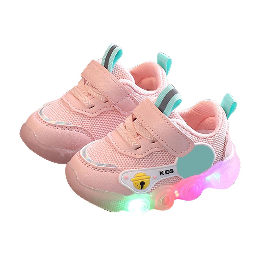 GenericToddler Boys Girls Led Light Up Sneaker Led Flashing Lightweight Mesh Breathable Sport Walking Running Shoes