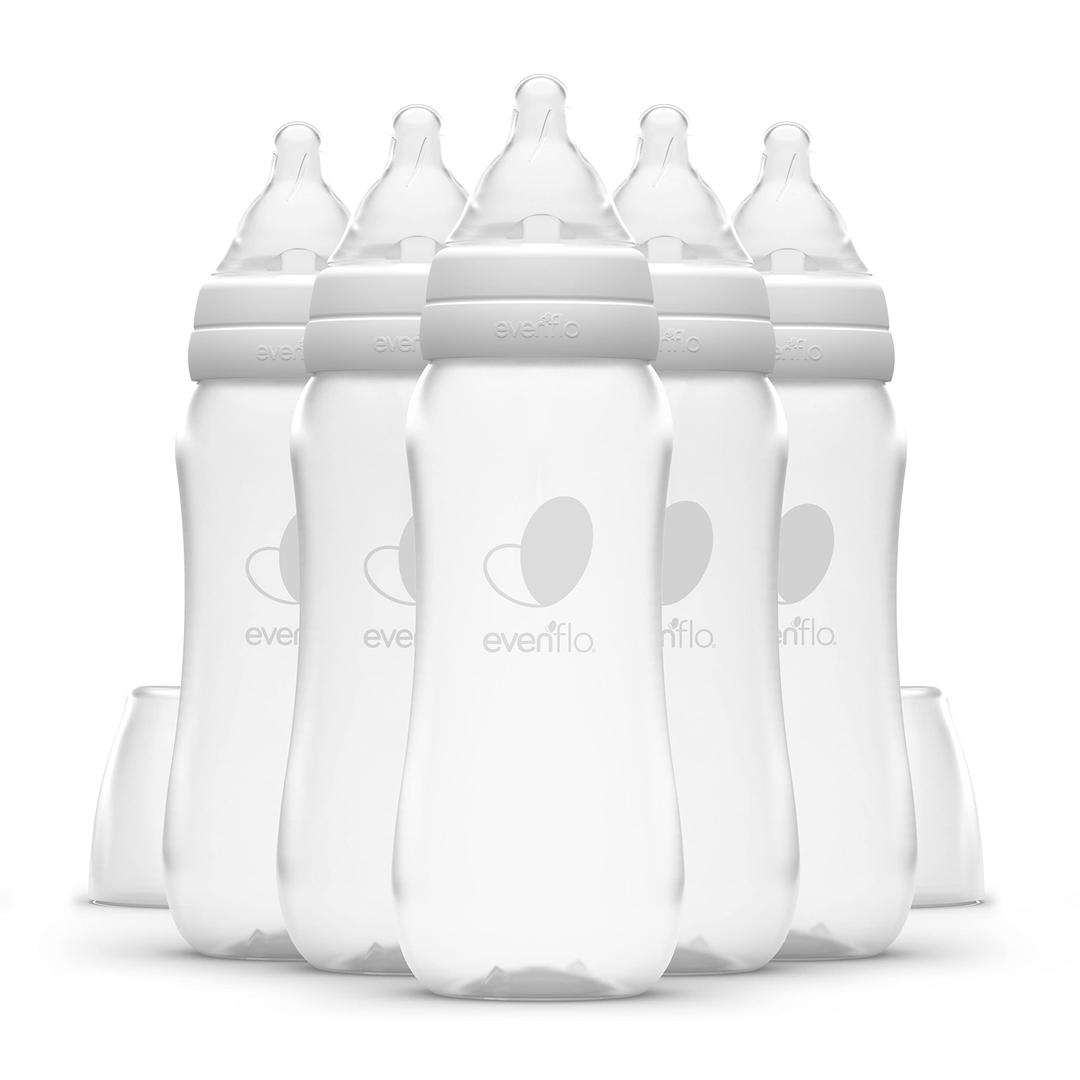 Evenflo Feeding Premium Proflo Venting Balance Plus Standard Neck Baby, Newborn and Infant Bottles - Developed by Pediatric Feeding Specialists - 9 Ounce (Pack of 6)