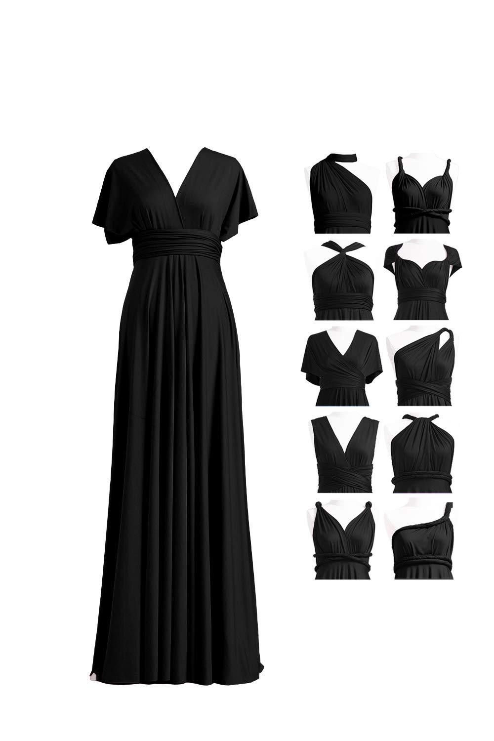 72stylesInfinity Dress with Bandeau, Convertible Bridesmaid Dress, Long, Plus Size, Multi-Way Dress, Twist Wrap Dress