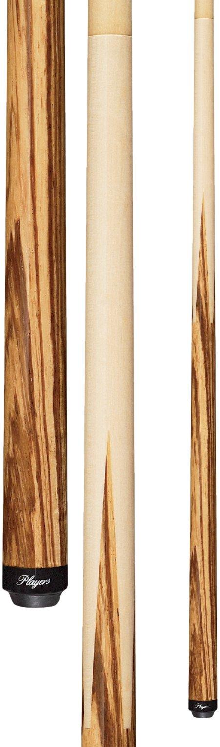 Players Exotics E-5100 Zebrawood and Birds-Eye Maple Sneaky Pete Cue