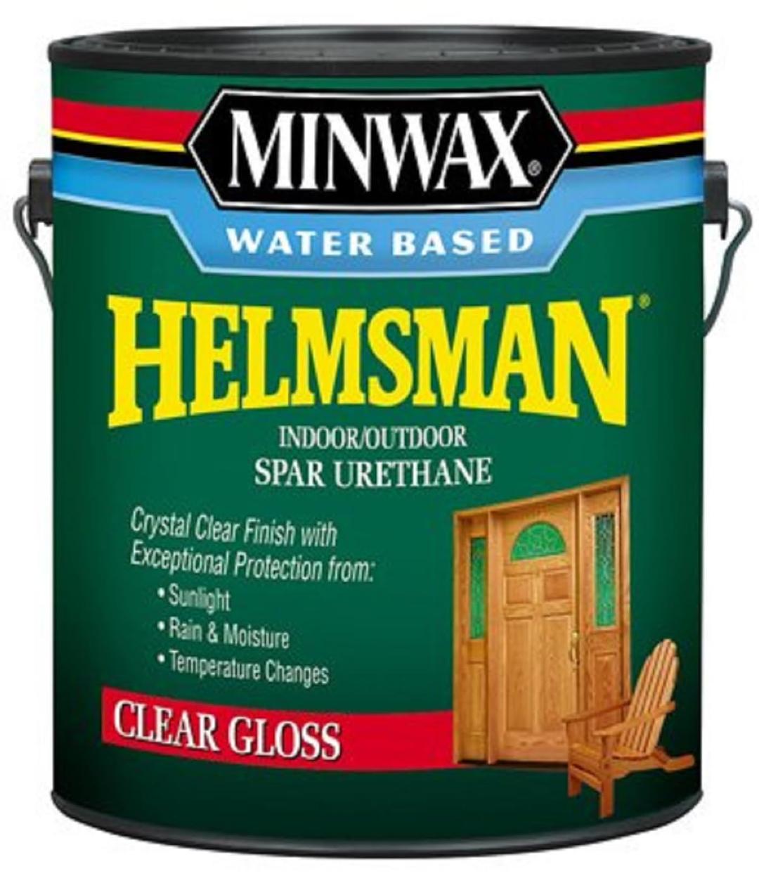 Minwax 710500000 Water Based Helmsman Spar Urethane, gallon, Gloss