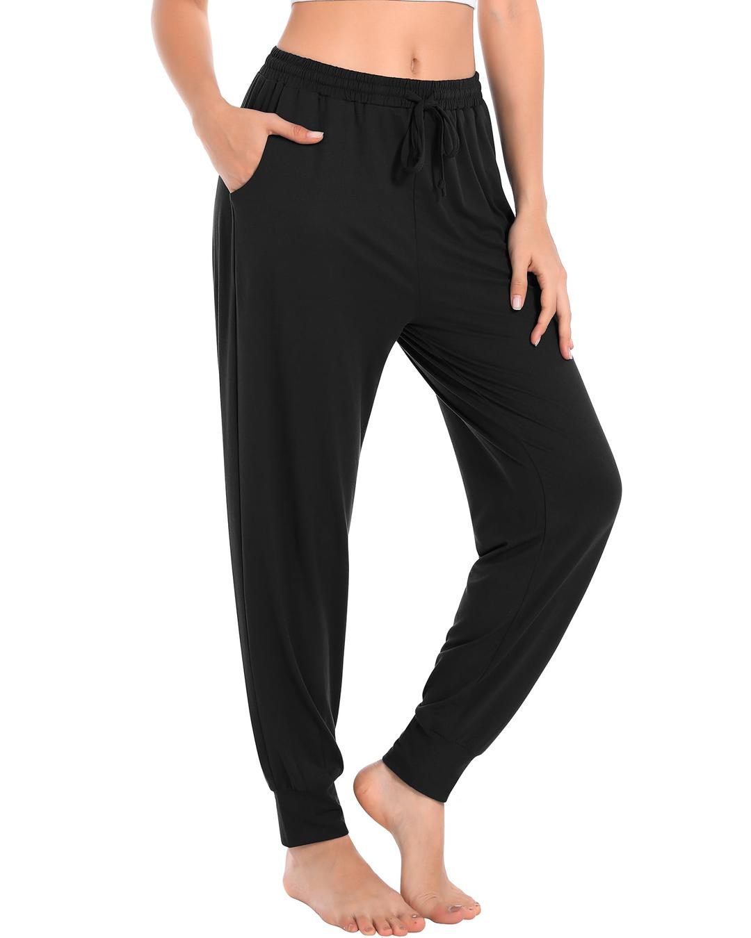 EnvlonWomens Yoga Sweatpants Loose Lightweight Workout Joggers Pants Drawstring Comfy Casual Lounge Pants with Pockets