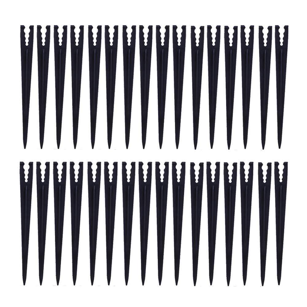 200 Pcs Plastic Irrigation Drip Support Stakes for 1/4-Inch Tubing Hose 4/7 or 3/5 Irrigation Hose Holder&Emitters/Drip Irrigation Kits/Garden Tools for Vegetable Gardens Flower Beds Herbs Garden