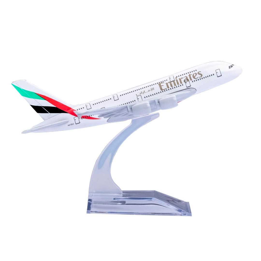 Model Plane 1:400 Scale Model A380 Model Airplane Diecast Airplanes Metal Plane Model for Gift