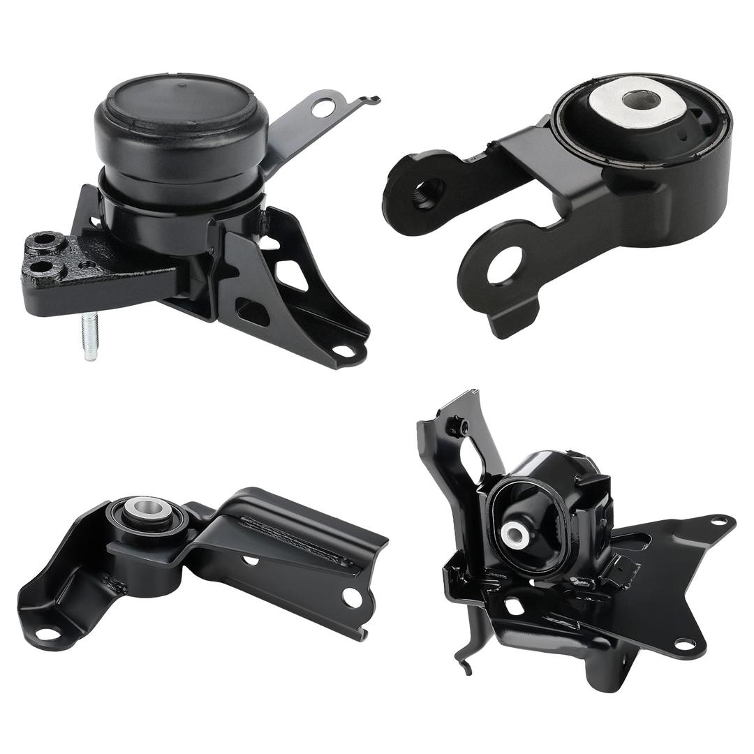 JDMON 4Pcs Engine Motor & Transmission Mount Kit Replacement for Toyota Yaris 1.5L 2006-2011 Auto Trans Compatible with A4237, 1236321080, A62087, 1236421020, A62044, 1237221150, A4254, 1230521220