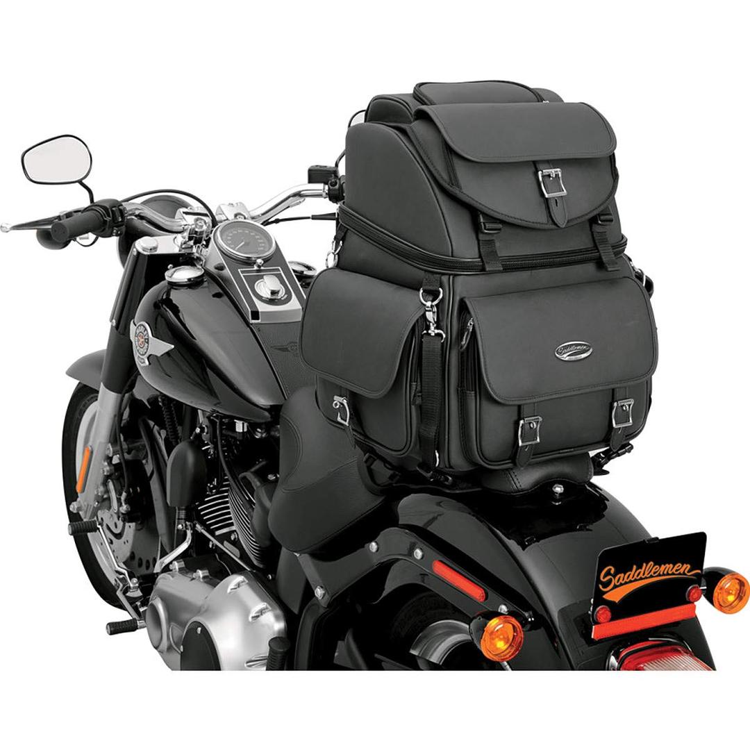 Saddlemen 3515-0120 Combination Backrest/Seat/Sissy Bar Bag