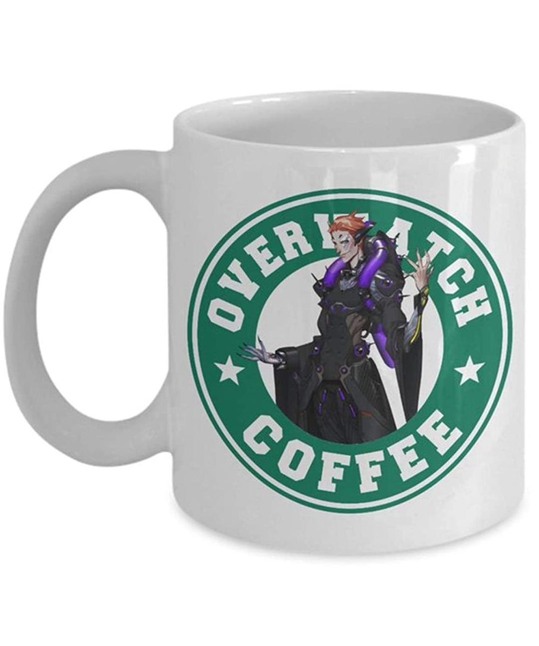 Moira Mug - Overwatch Coffee Mug. Video Games Coffee Cup for Gamers and Geeks, 11oz Ceramic Coffee Mug/Cup, Gift Wrap Available