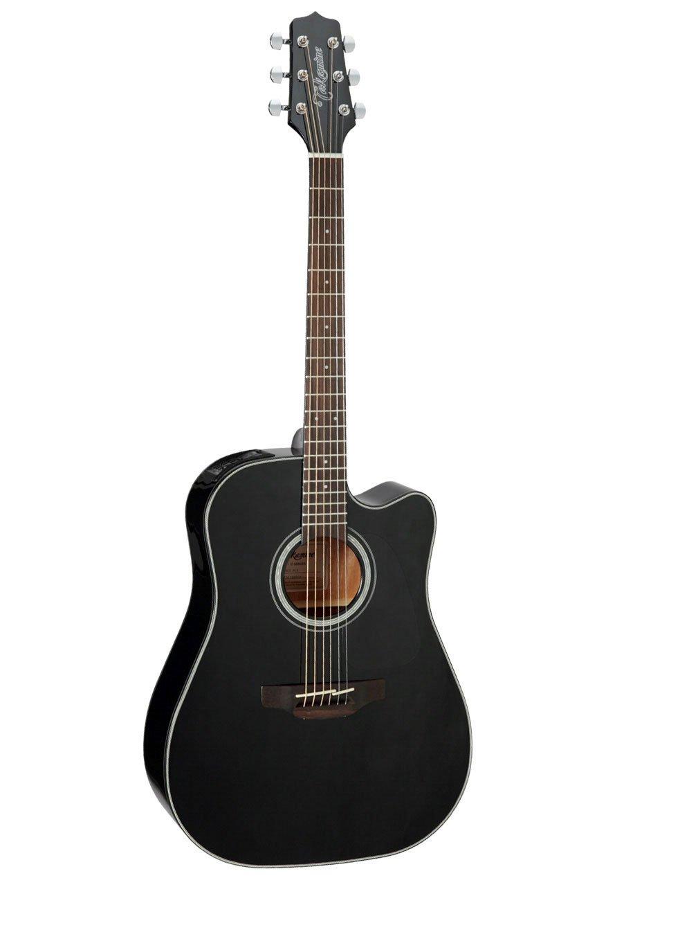 Takamine 6 String Acoustic-Electric Guitar, Right Handed, Black (GD30CE-BLK)