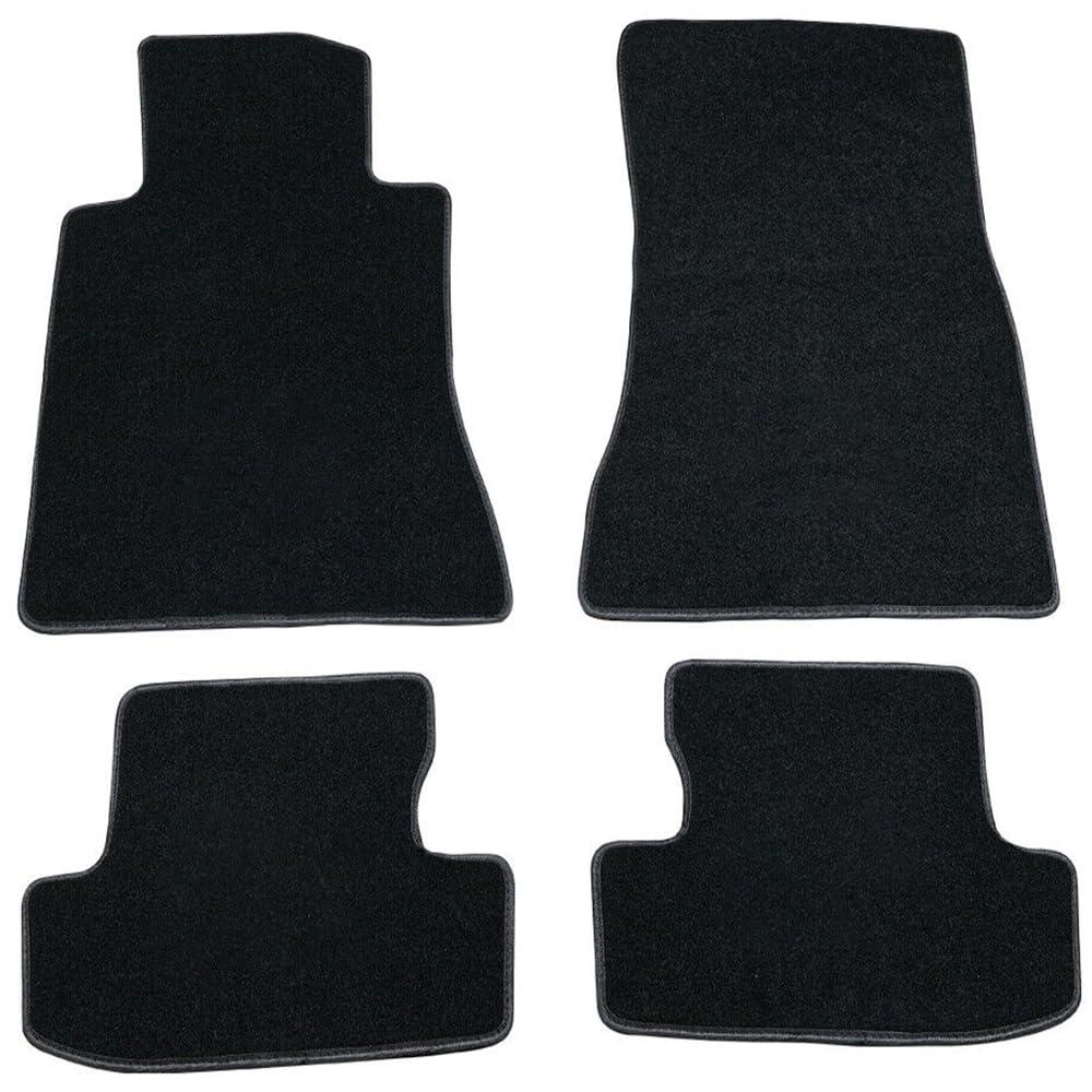 OEM Carpet Floor Mats for Ford Mustang 2008-2014 Anti-Slip Luminous Logo Full Coverage All-Weather Easy to Install and Clean