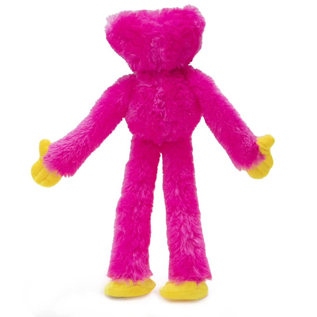 Makerry Poppy Playtime Plush:16'' Pink Kissy Missy Plush, Soft Stuffed Animal Plush with Free Hug Huggy Wuggys Toy,Swing Horror Sausage Monster Plush Doll for Game Fans,Friends,Kids,Gift (Big Size)