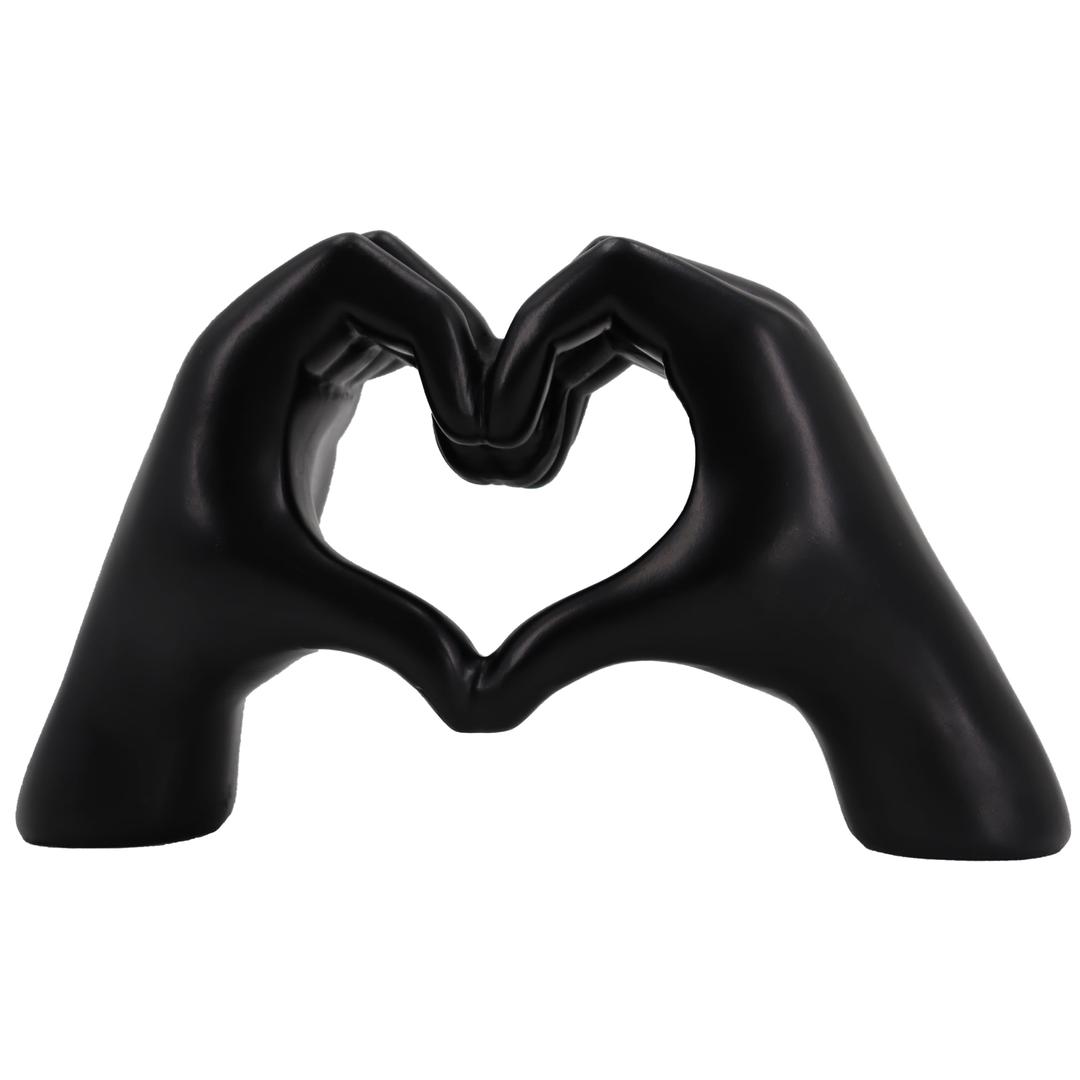 Heart Hands Sculpture Aesthetic Decor for Living Room Bedroom Bookshelf Coffe Table Knick Knacks Home Unique Gifts for Women