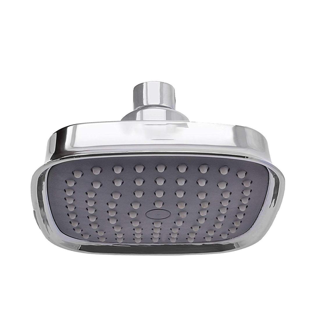 Klaxon Diamond ABS Over Head Shower/Shower Head/Bathroom Shower Without Arm (Chrome Finish, Silver)