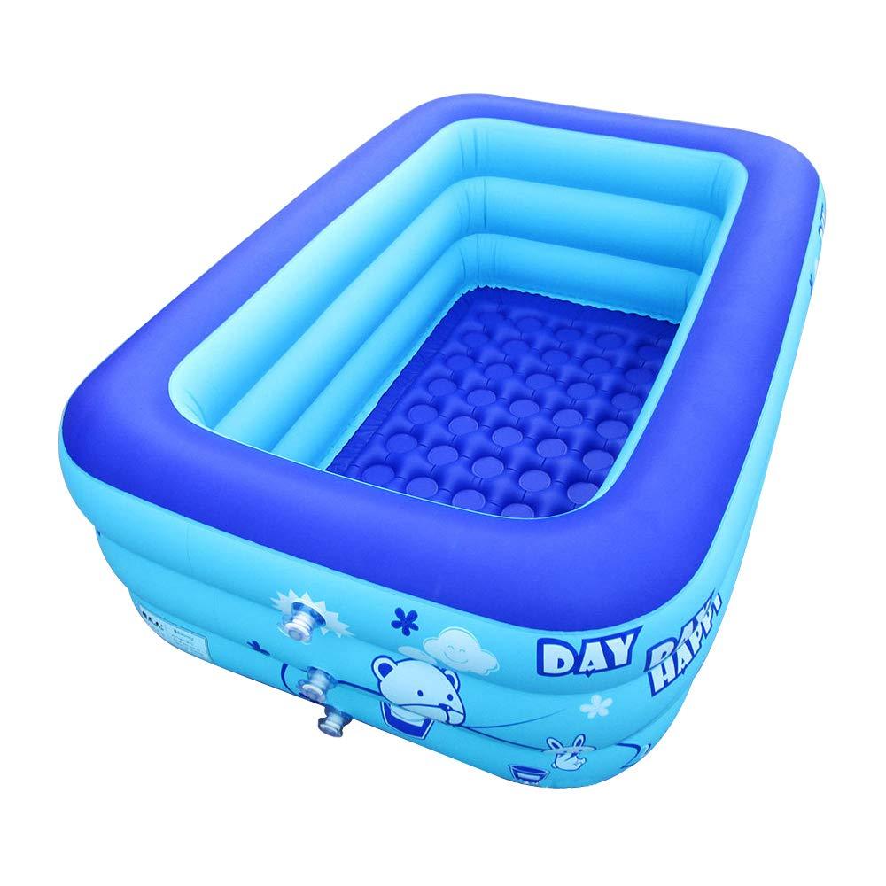 Inflatable Swimming Pool Bathtub Hot Tubs Individual 3 Layers Inflated Pool (150cm)