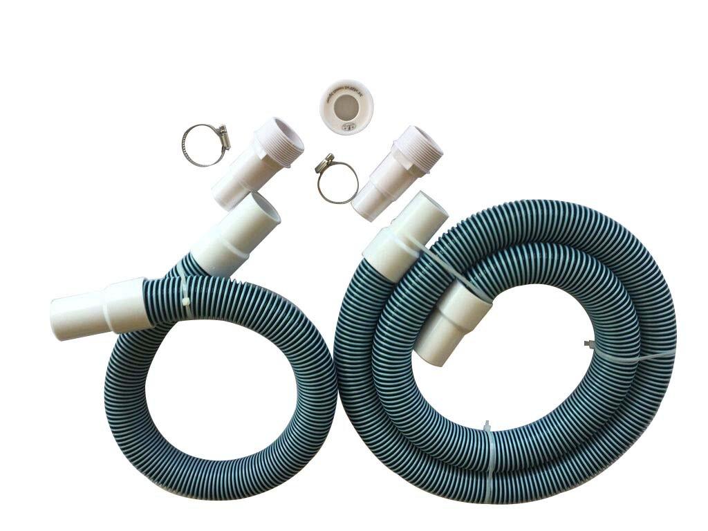 FibroPool Professional 1 1/2" Swimming Pool Filter Hose Replacement Kit (3 Foot 6 Foot)