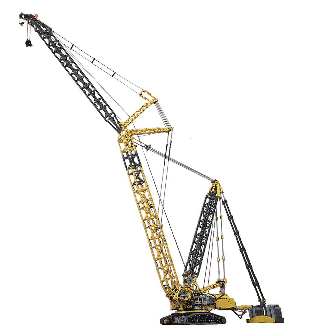 MOCI RC 2020 LR 11000 Crane Bricks Model with 10 Motors for Liebherr Crane LR 11000, DIY Engineering Construction Collection Building Toy Set, MOC-39663(Licensed and Designed by OleJka), 3846Pcs