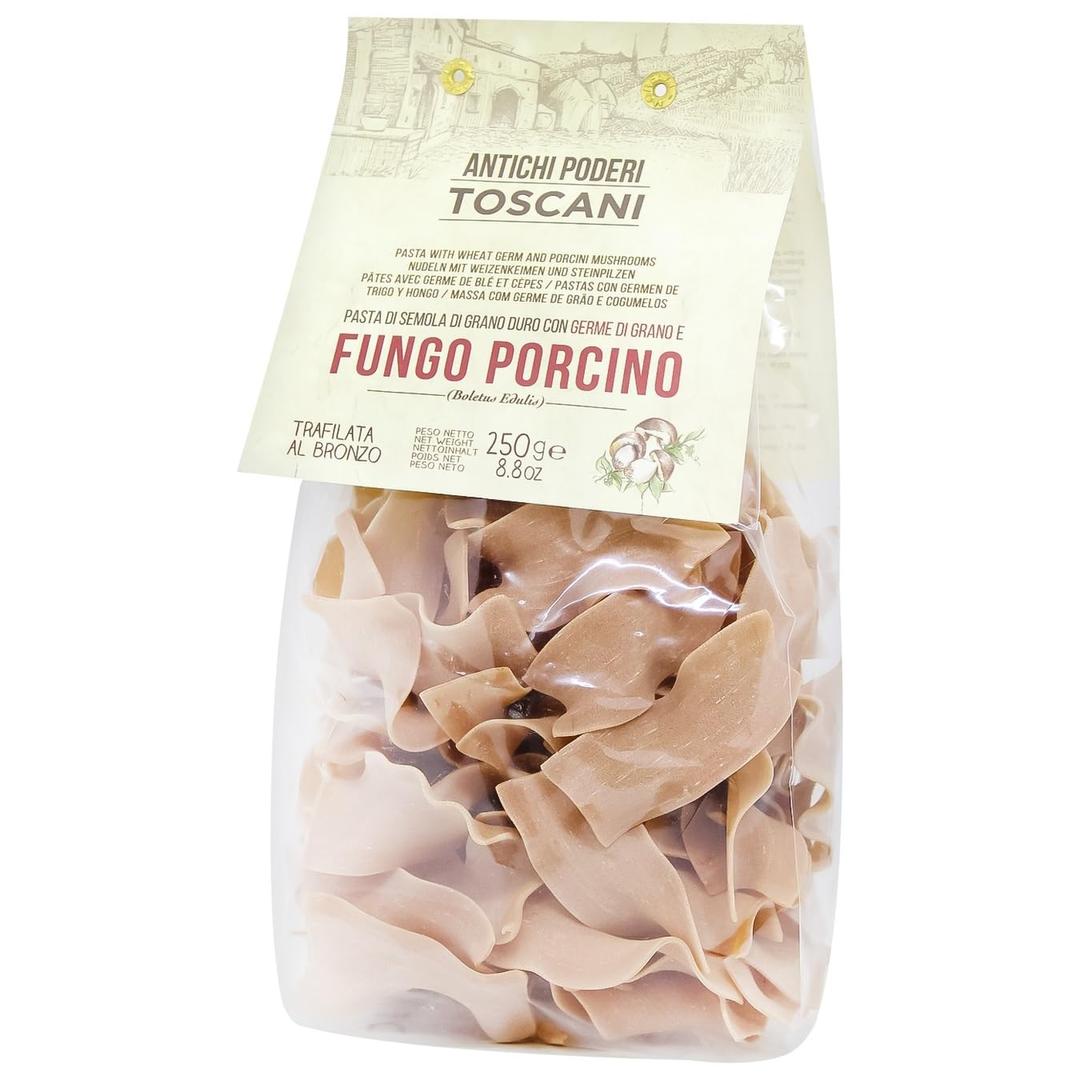 Antichi Poderi ToscaniPasta Egg W/Mushrooms - Straccetti - Made with Durum Wheat Semolina - 250 Gr