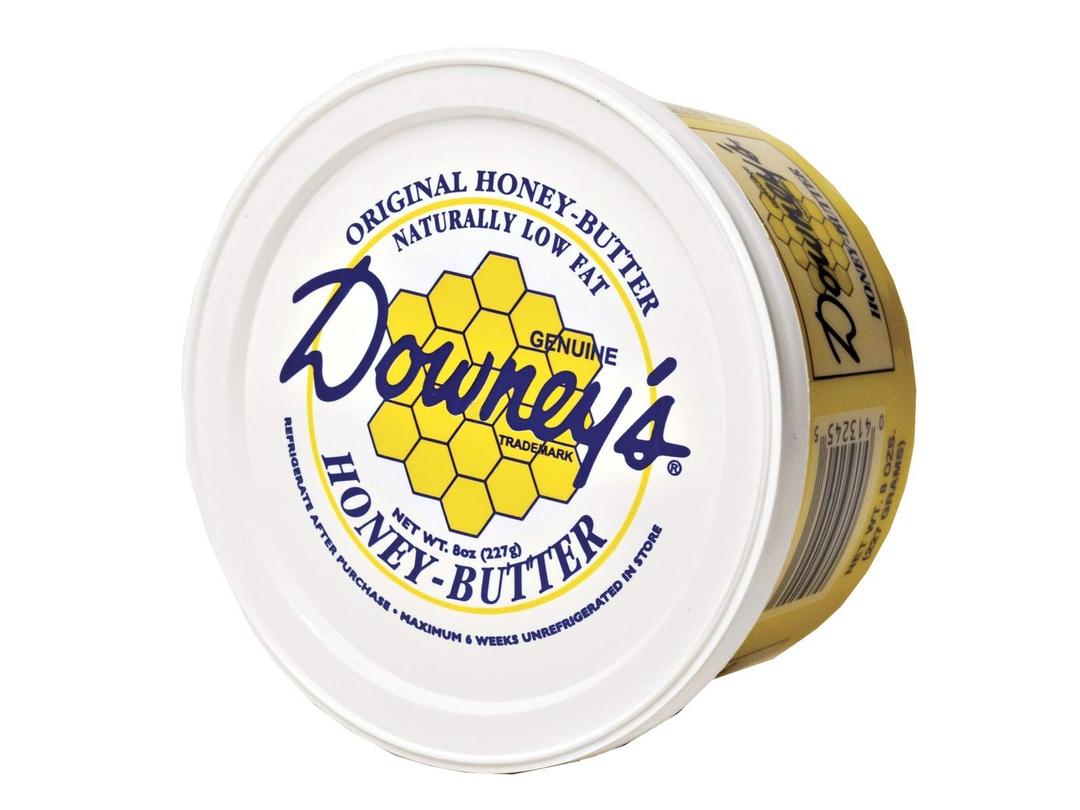 AmishTastesDowney's All-Natural Original Honey Butter, Favorite Amish Food, 8 Oz. (Pack of 6)