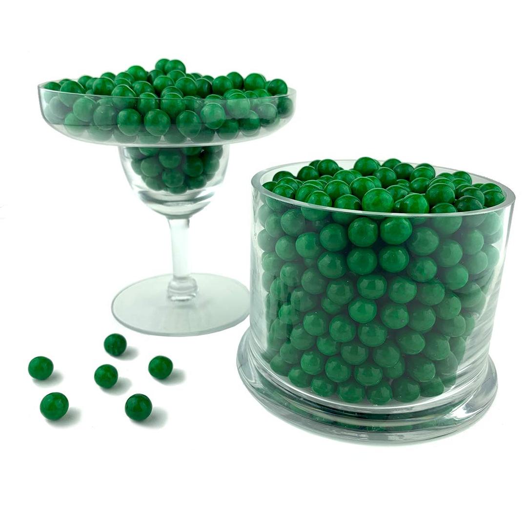 Color It CandyDark Green Sixlets 2 Lb Bag - Perfect For Table Centerpieces, Weddings, Birthdays, Candy Buffets, & Party Favors.