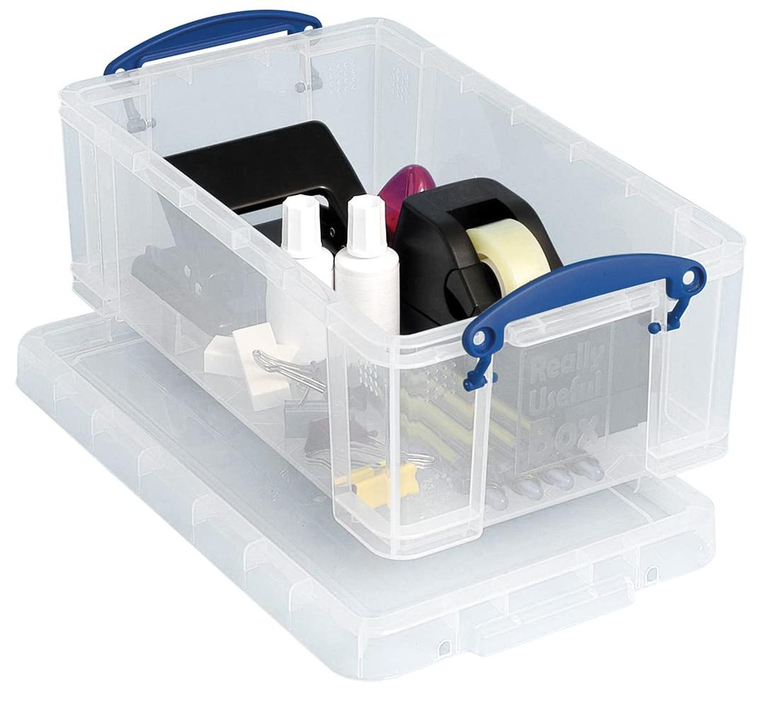 Really Useful Plastic Storage Box 5 Litre Clear