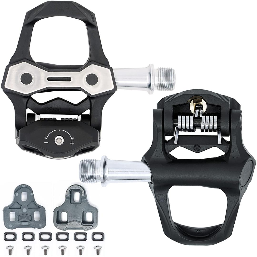 ZERAY Carbon Road Bike Pedals Peloton Pedal Clipless Pedals Road Cycling Pedals with Cleat Compatible with Look Keo…