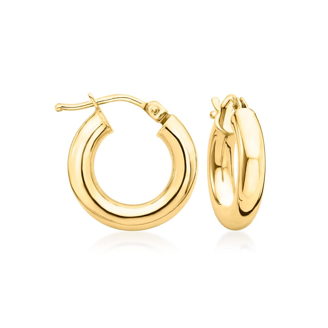 Ross-SimonsItalian 18kt Yellow Gold Huggie Hoop Earrings