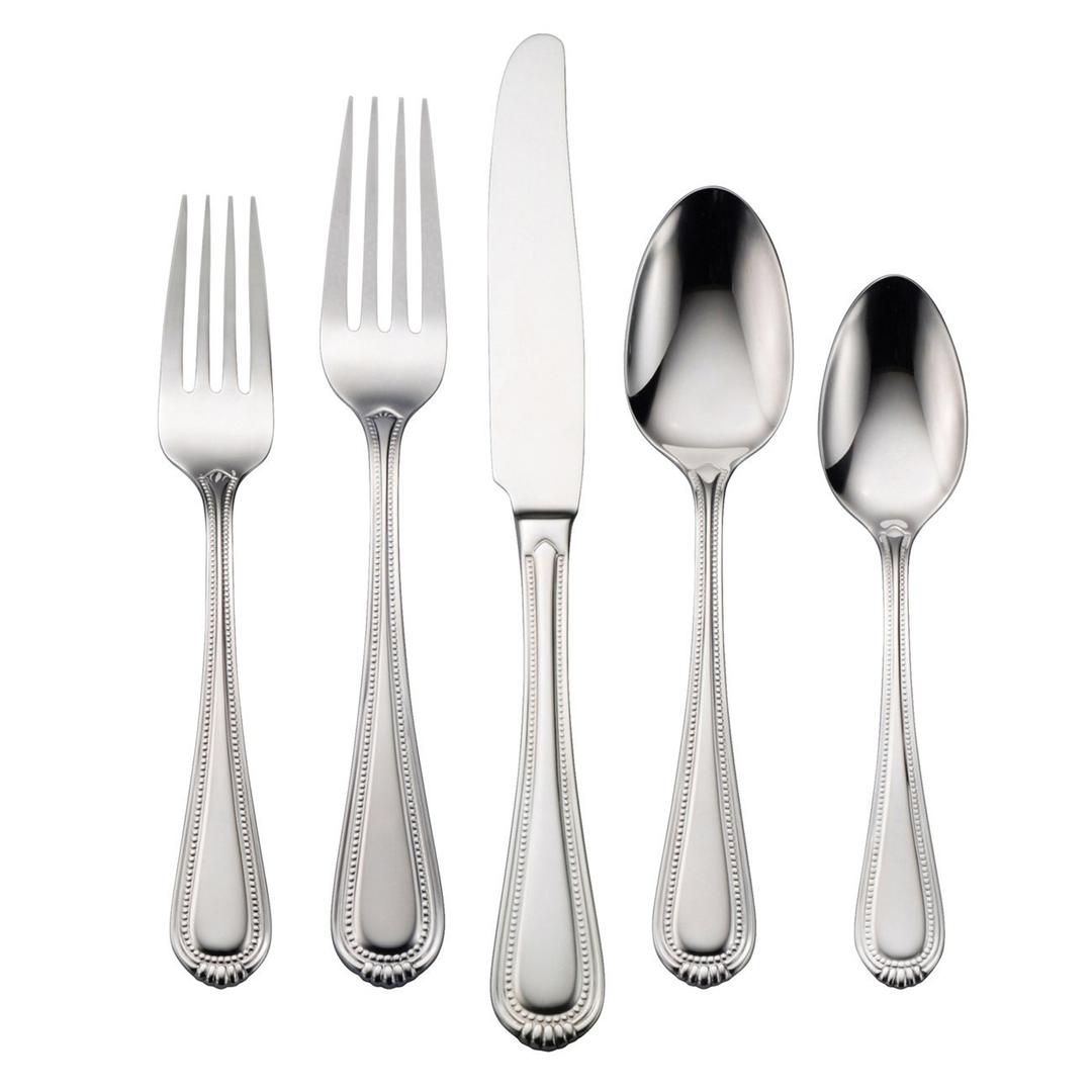 Oneida45 Piece Countess Everyday Flatware Set, Service For 8, Silver