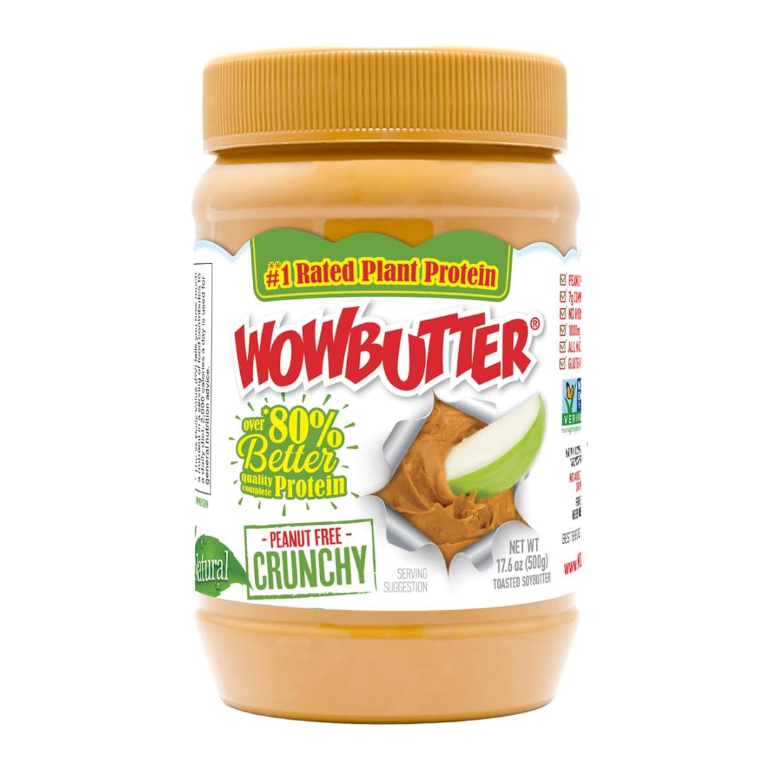 WOWBUTTERNatural Peanut Free Crunchy 1.1lb Jar