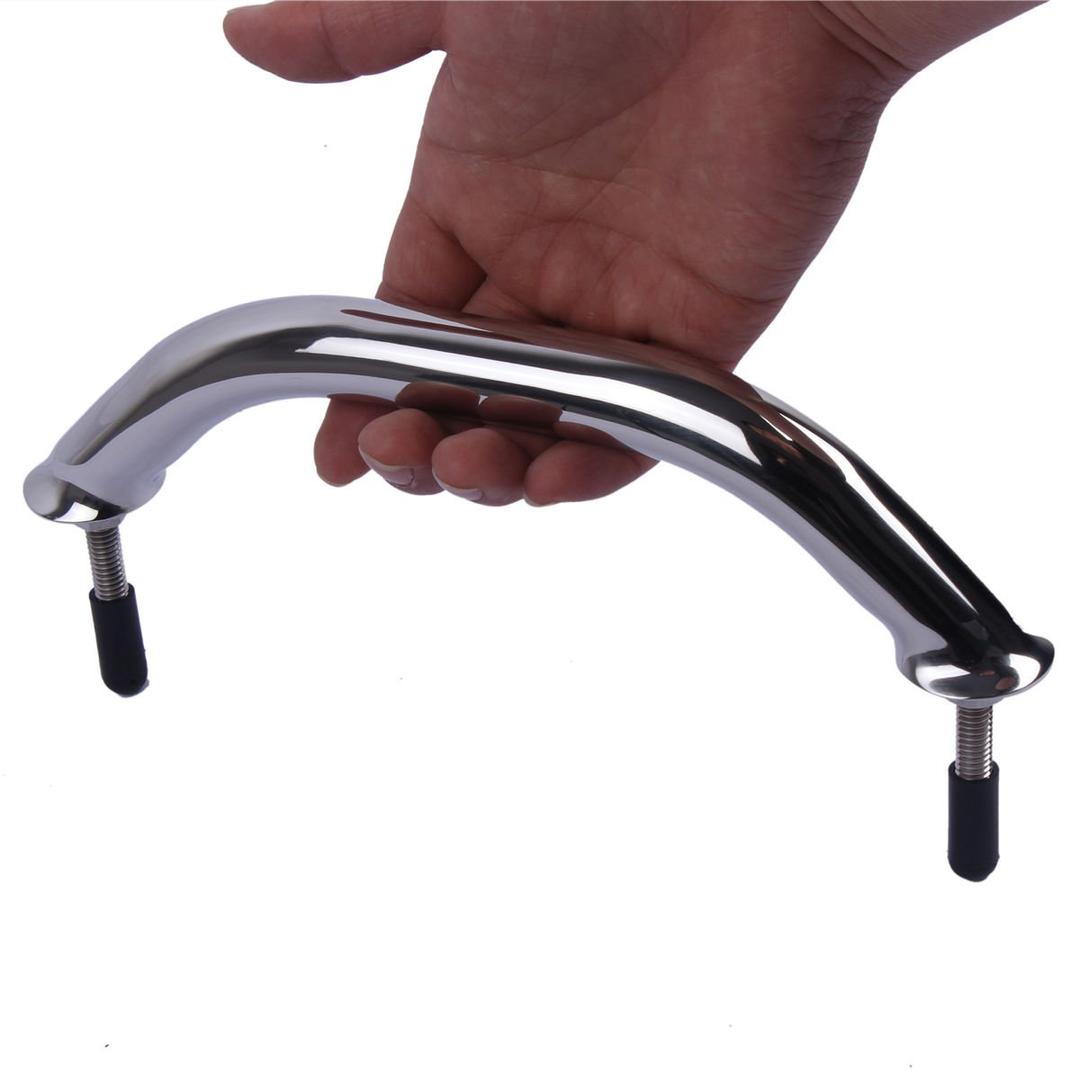 8" Boat Grab Bar 316 Stainless Steel Polished Grab Handle Handrail Hardware Multipurpose