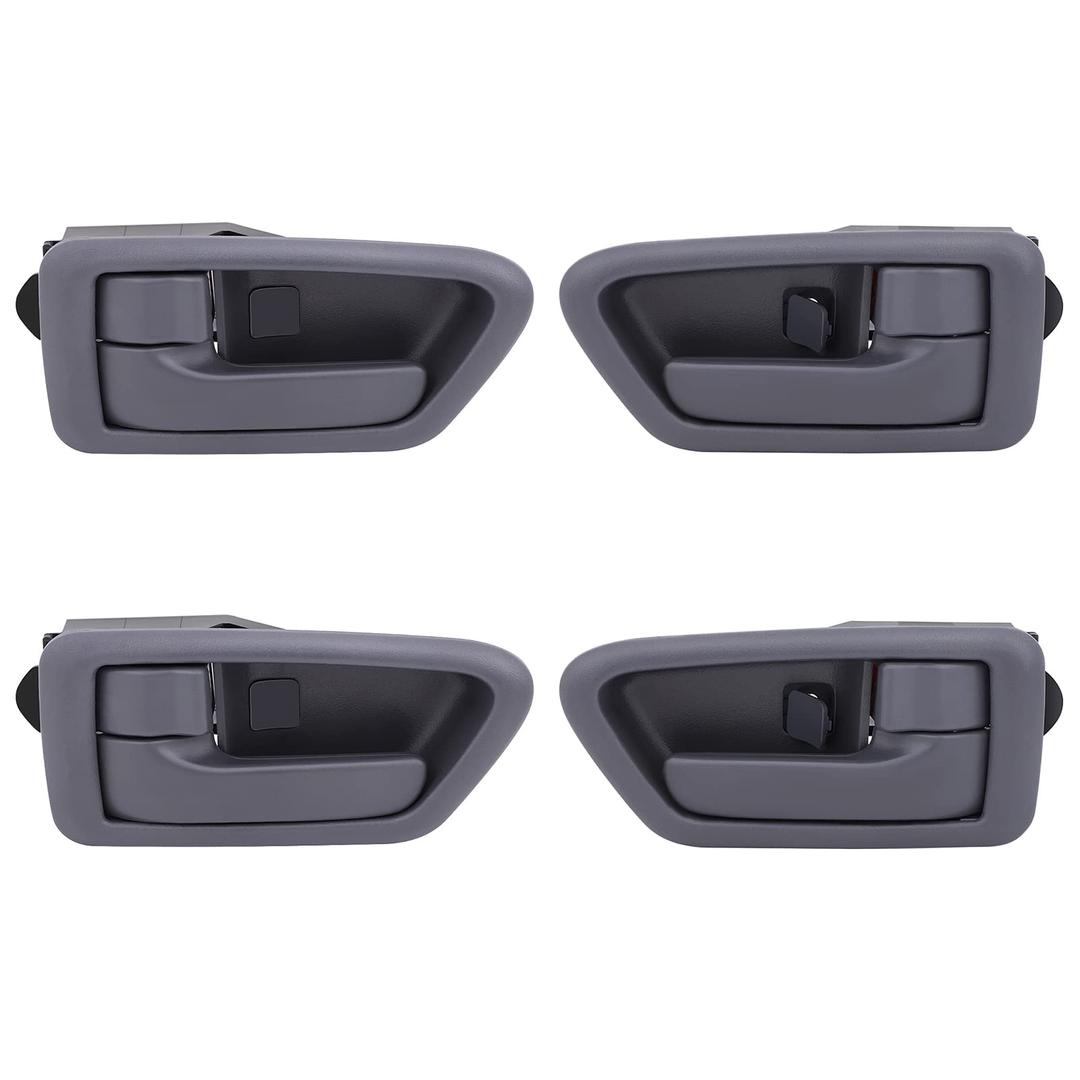 LUJUNTEC Interior Door Handles,Front Rear Door Handles Driver Left Passenger Right Side,Replacement for 1997-2001 For Toyota for Camry,4pcs Grey Handles Replace