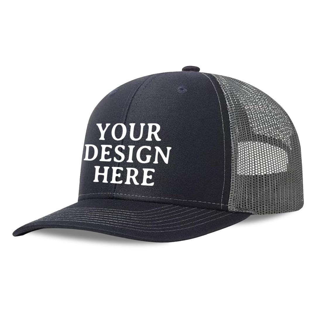 InhandCustom Hat Bulk for Man Woman Design Your Own Custom Trucker Hat Bulk Add Logo Text Photo