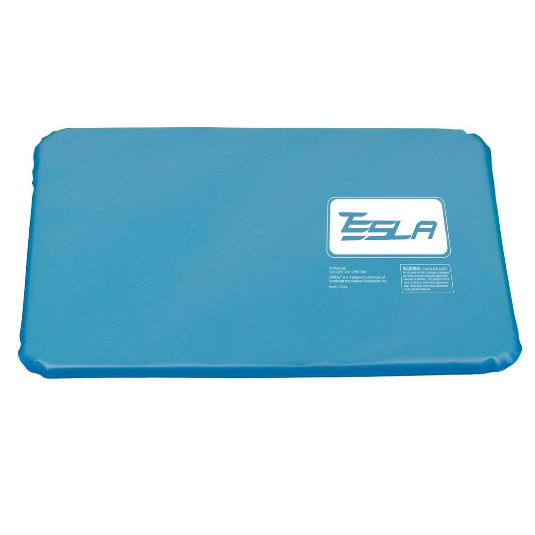 Tesla-Tech Cooling Pillow Portable Traveling Cool Ice Gel Pillow Mat, Relaxing Sleeping Cold Cushion for Reduces Migraines Hot Flashes and Fevers