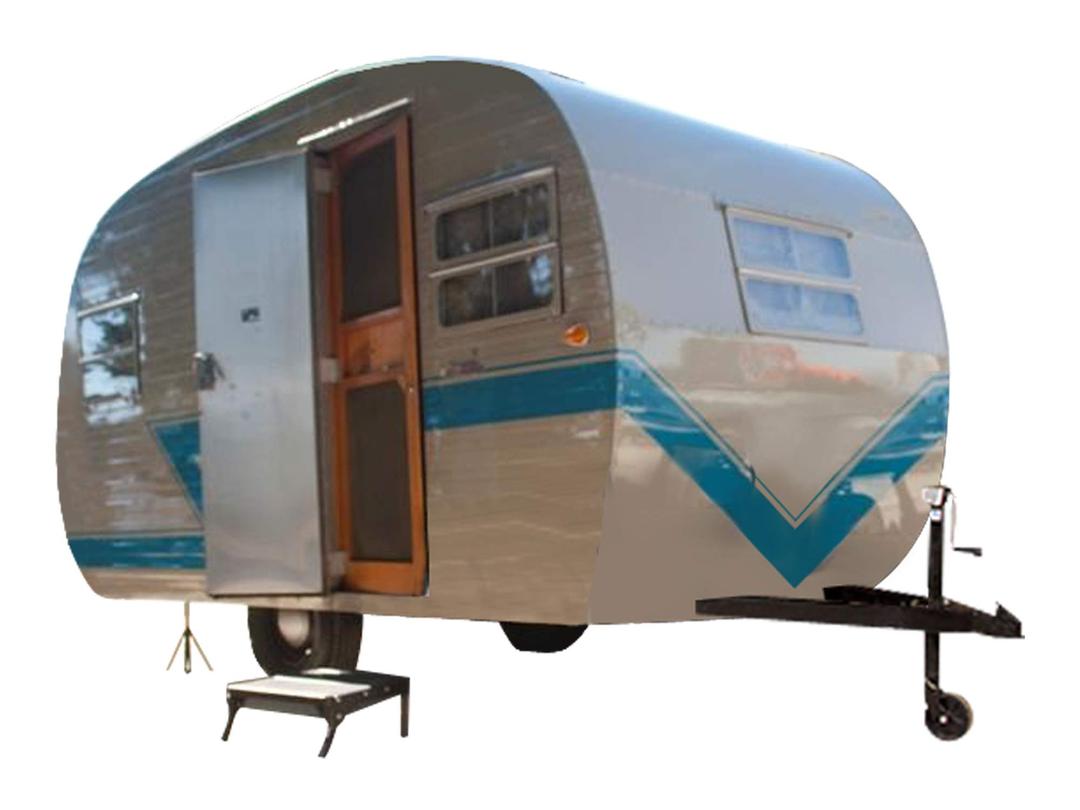 12' Teardrop Travel Trailer DIY Plans Tear Drop Pop-Up Camper RV Build Your Own