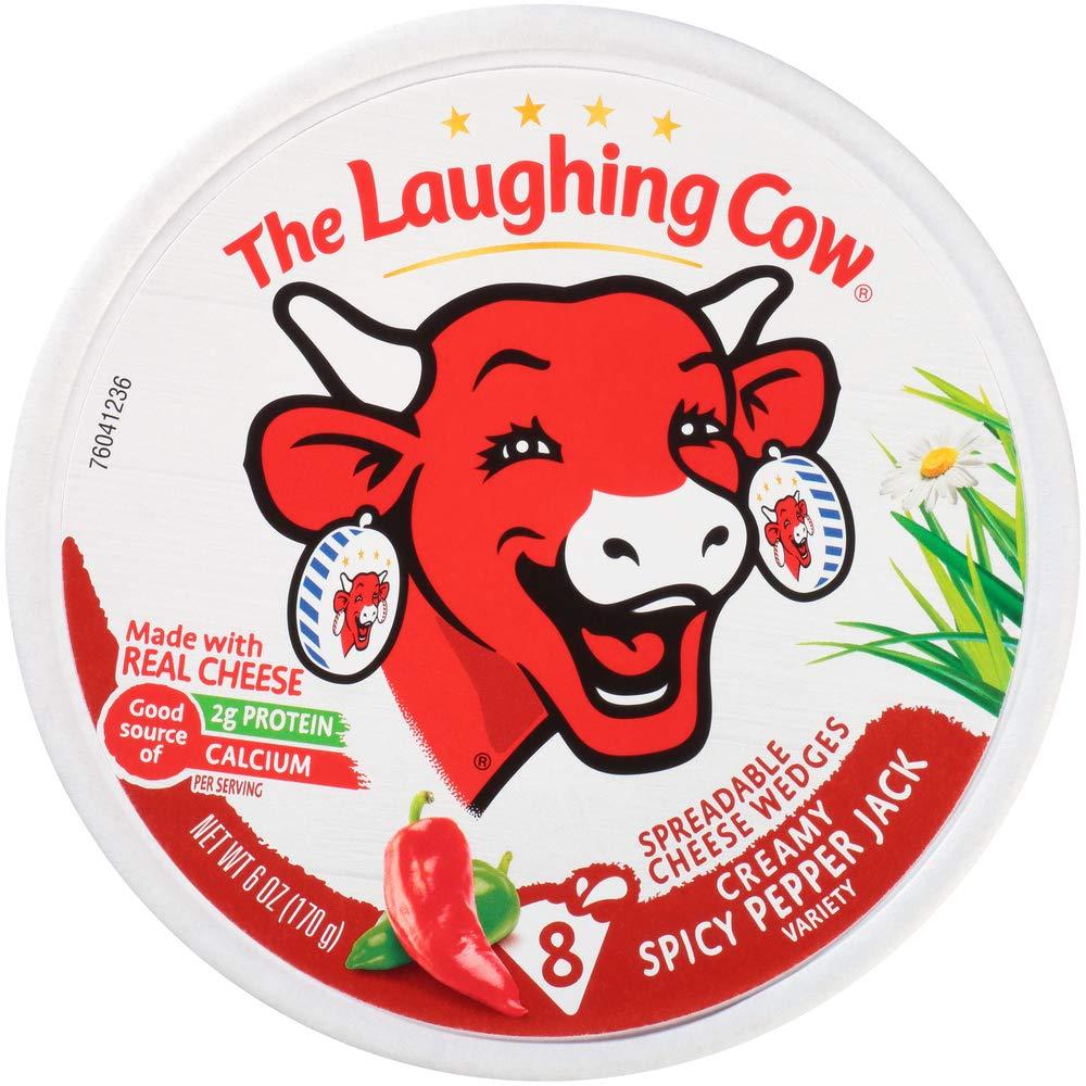 The Laughing Cow Creamy Spicy Pepper Jack Cheese Spread 6 oz