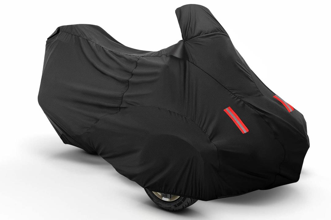 Can Am Spyder RT Cover 2010-2022, Can Am Spyder Cover Waterproof All Weather, 420D Oxford Cloth PU Coating, Waterproof and Anti-UV Anti-Dust, Can Am Spyder Cover