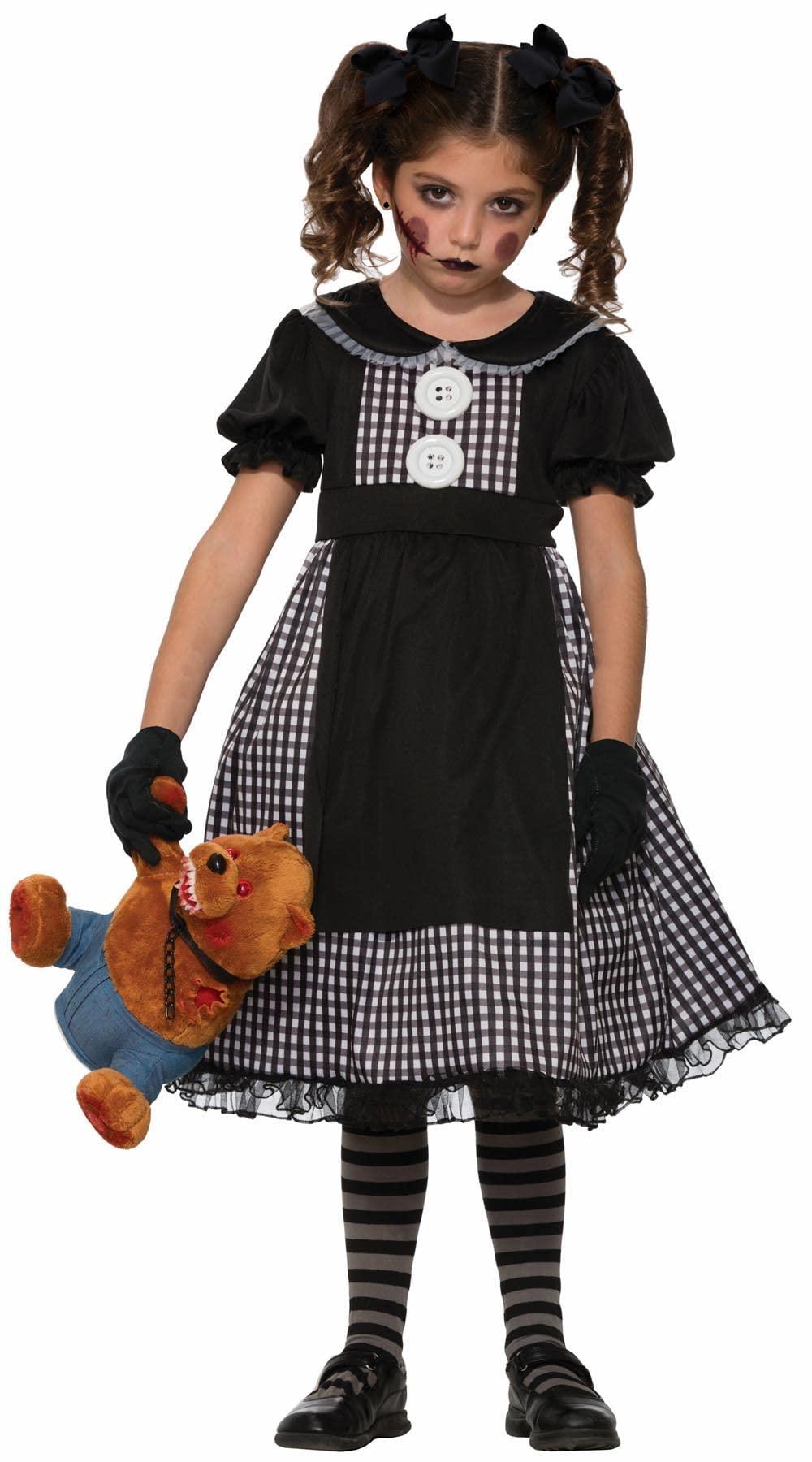 RubiesRubie's Child's Forum Dark Rag Doll Costume, Large