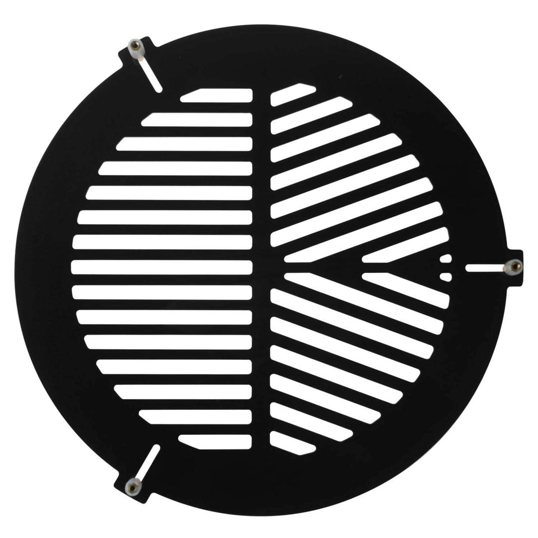 Astromania Bahtinov Mask Focusing Mask for Telescopes - FM200mm for a tube outer diameter (OD) from 215mm-260mm - can be mounted with The brass screws inside or outside The drawtube