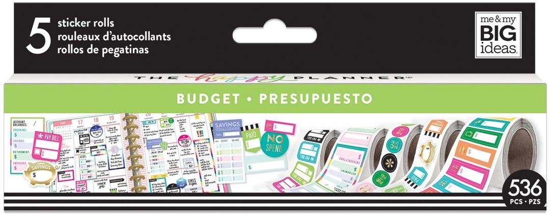 Me & My Big Ideas Happy Planner Sticker Roll-Budget