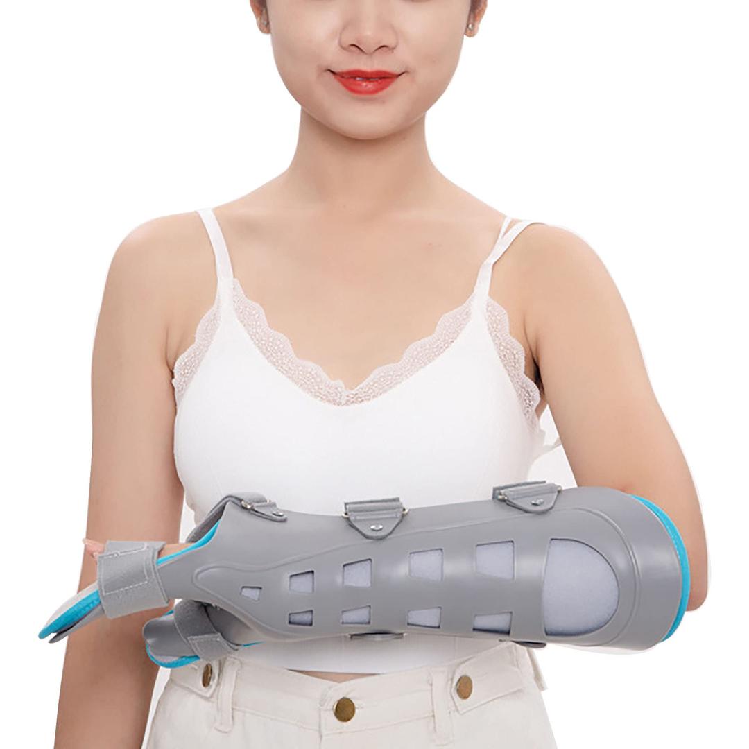 WILLQ Stroke Hand Splint Resting Hand Splint Soft Resting for Flexion Contractures Comfortably Stretch and Rest Arthritis Tendonitis Carpal Tunnel Pain Functional Sprains Fractures,Left hand