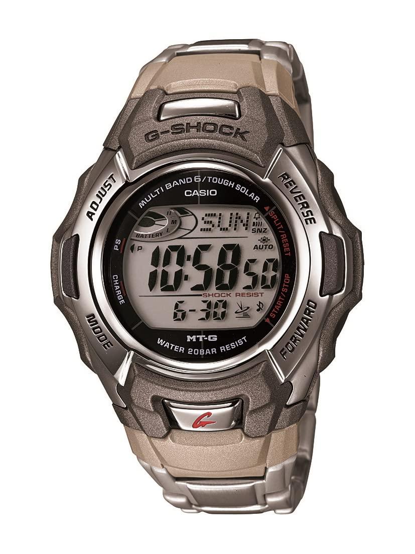 CasioMen's G-Shock MTGM900DA-8CR Tough Solar Atomic Stainless Steel Sport Watch