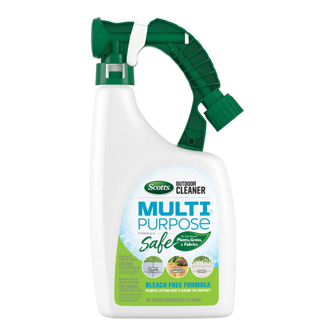 ScottsOutdoor Cleaner Multi Purpose Formula: Ready-to-Spray, Bleach-Free, Use on Decks, Siding, Stone and Patio Furniture, 32 oz.