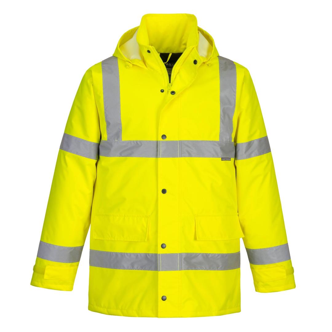 PortwestS460 Waterproof Comfort Hi-Vis Winter Traffic Jacket Yellow, Medium