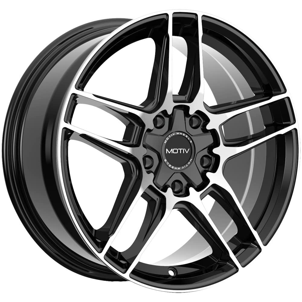 Motiv 434MB 18x7.5 5x4.5"/5x120 +40mm Black/Machined Wheel Rim 18" Inch